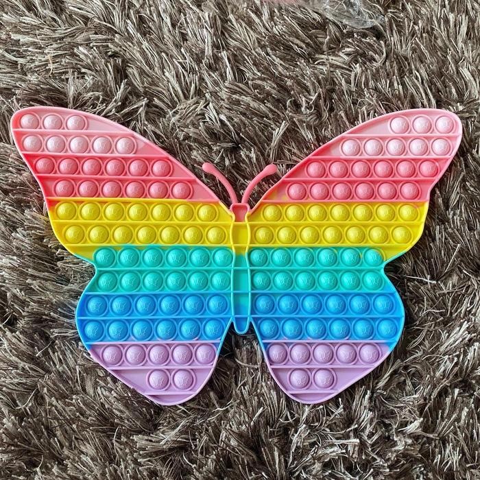 Ready POP IT JUMBO XXXL PREMIUM BUTTERFLY / mainan popit tiktok viral hadiah