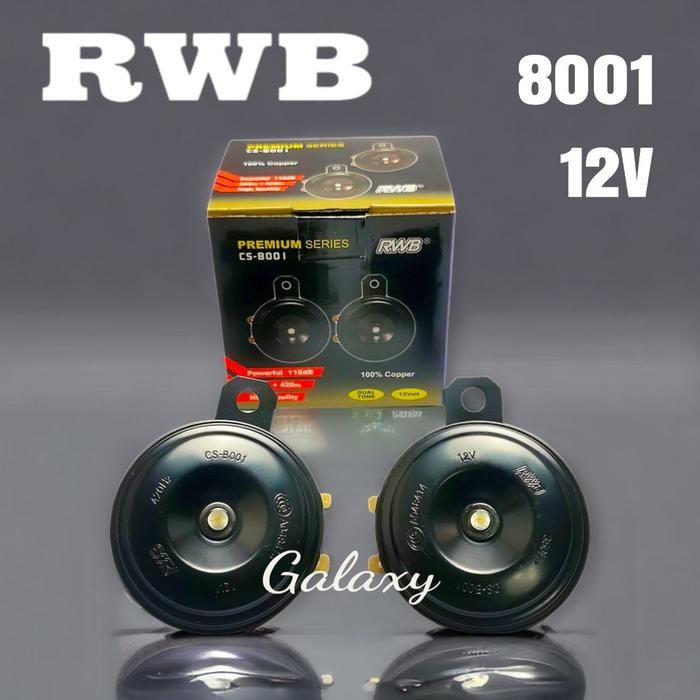 Klakson Dobel Disk - Rwb Cs 8001 Original 12V