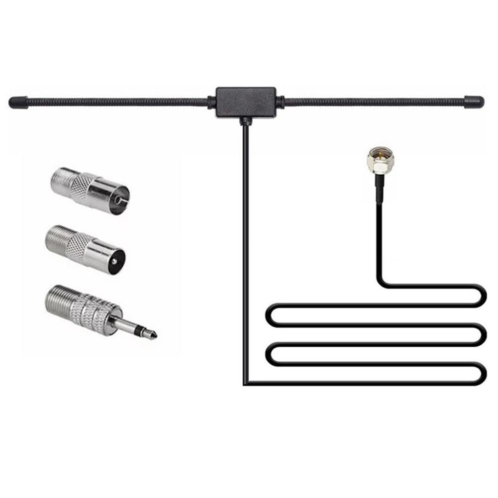 FM Radio Antenna FM Dipole Antenna For Stereo Receiver Music System FM Radio Home Stereo Audio Video