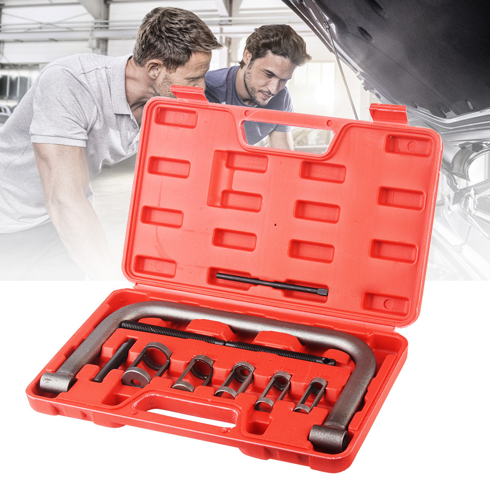 Removal And Installation Tools 10pcs Valve Spring Compressor Kit Clamp Set Engine Spring Compressor 