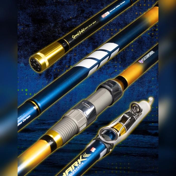 Joran Telescopic Daido Blue Shark Power Carbon Ring Fuji