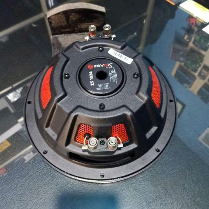 Subwoofer Super Slim 10 inch ZEVOX ZS 1024 By VOX RESEARCH Double Coil Subwofer Tipis Mobil 10inch
