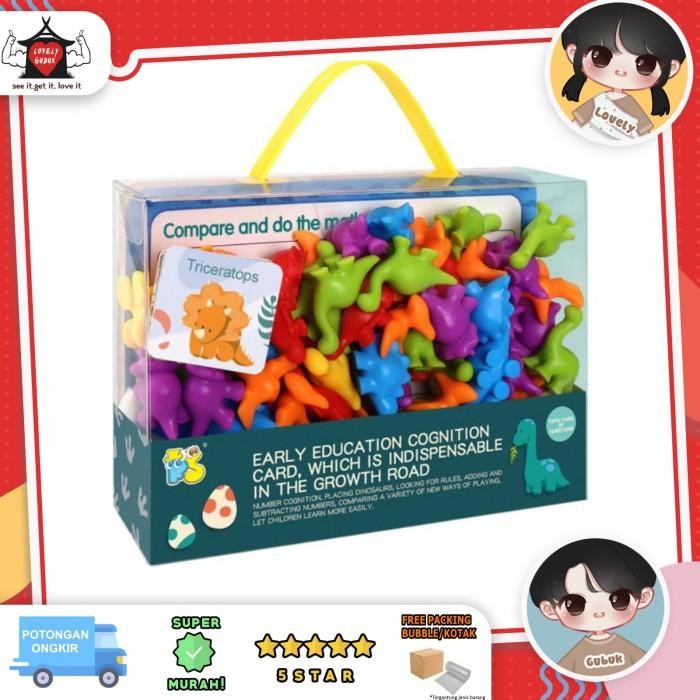 READY Mainan edukasi early education card, Matematika 3D peraga G00D QU4LITY