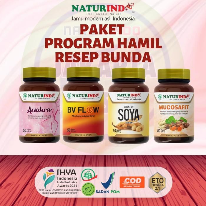 Terbaru Paket Promil Program Hamil Anak Idaman Herbal Aman Naturindo Buah Hati Sehat Ayah Bunda Ibu