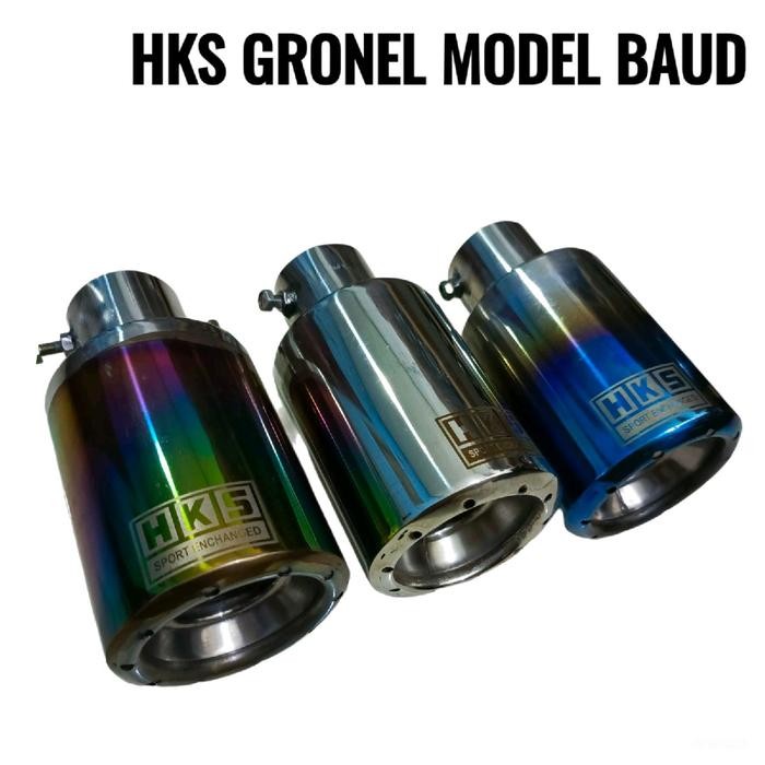 h4d2- Knalpot Mobil Hks Gronel Model Baud Khusus Mobil Diesel