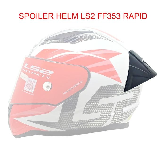 ORIGINAL Spoiler Helm LS2 FF353 Rapid READY STOCK