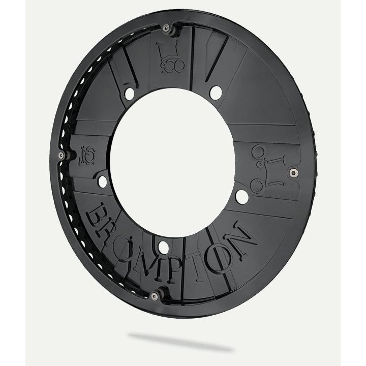TERLARIS Chainring Bespoke Flag BCD130 Black - 50T READY STOCK
