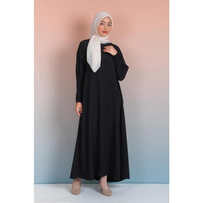 SALE Elzata Gamis manset lipit crinkle