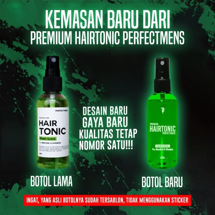 PERFECT HAIRTONIC VITAMIN PELURUS DAN PENUMBUH RAMBUT VITAMIN RAMBUT PRIA WANITA