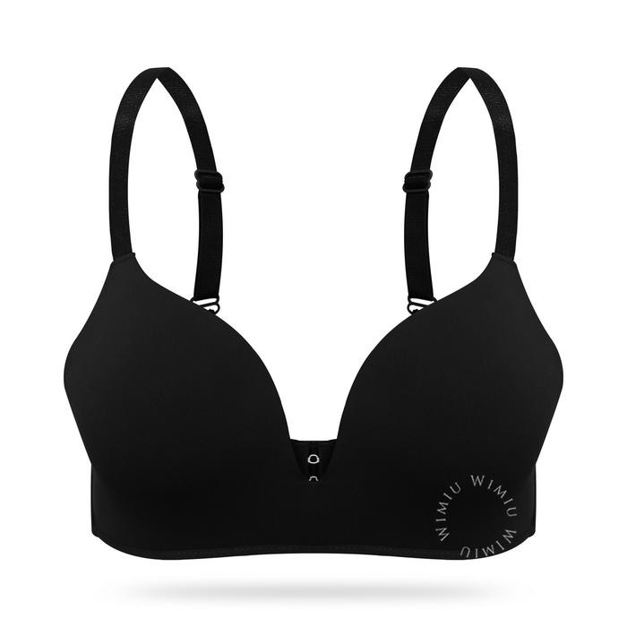 Wimiu BH Bra Tanpa Kawat Wanita Premium Satin Cantik Seamless Busa Tipis Nyaman 100089