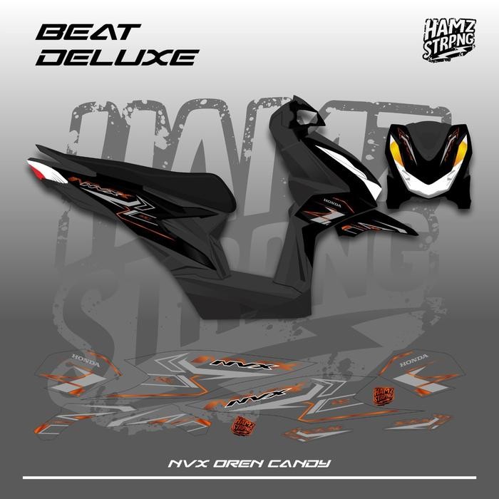 Striping Transparan Beat Deluxe Speciale NVX Candy Konsep Abubulux