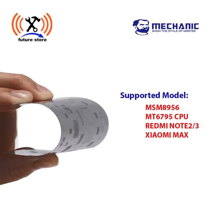 MECHANIC S24-65 CETAKAN IC 0.12MM MSM8956/MT6795 CPU Universal Redmi NOTE2/3/Xiaomi MAX ORIGINAL