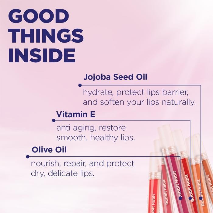 ibe8- Rabbit Habit Velveteen Matte Lip Cream Natural Matte Finish, Smudge-Proof, Vegan &