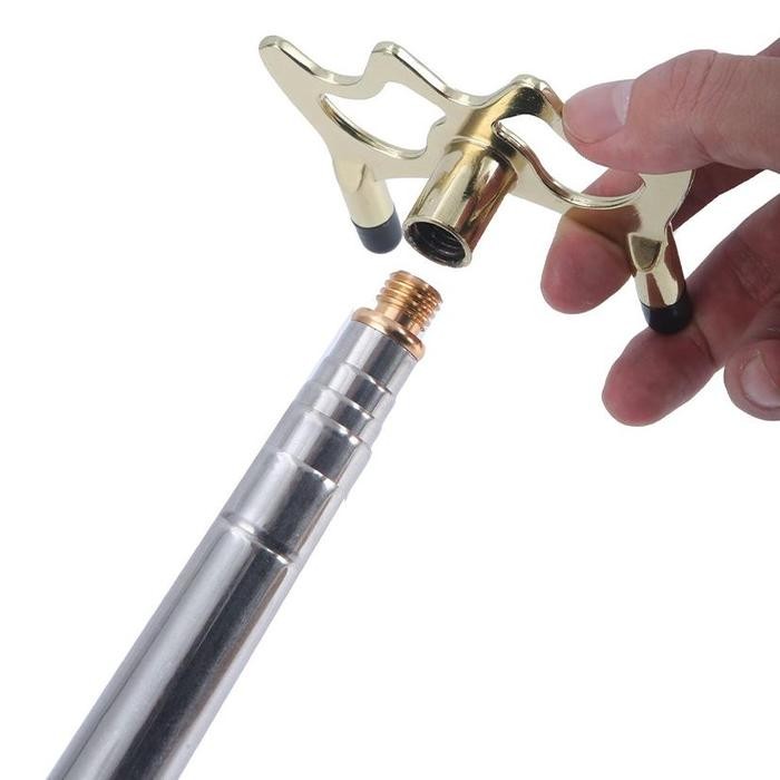 Premium Bridge Rest Head Brass Stick Biliar Billiard Lipat Tempat Cue Billiard Holder - Kepala Cagak