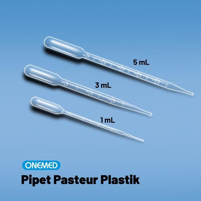 KirimInstan- Onemed Pipet Pasteur Plastik 5 Ml Bag Isi 100 Pcs
