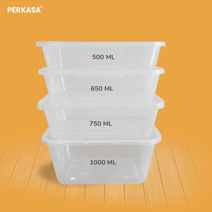 Thinwall Dm 750 Ml Persegi / Food Container / Kotak Makan Terlengkap Promo 