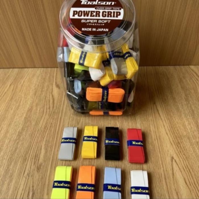 Toalson Grip Power Overgrip - Raket Tennis/Badminton/Padel 100%ORIGINAL