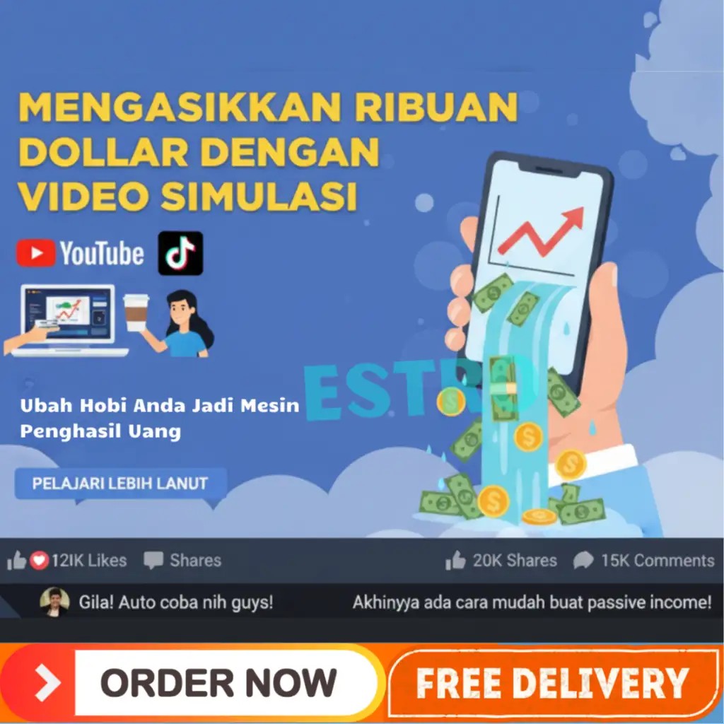 Menghasilkan Ribuan Dollar dengan Membuat Video Simulasi di YOUTUBE & TIKTOK