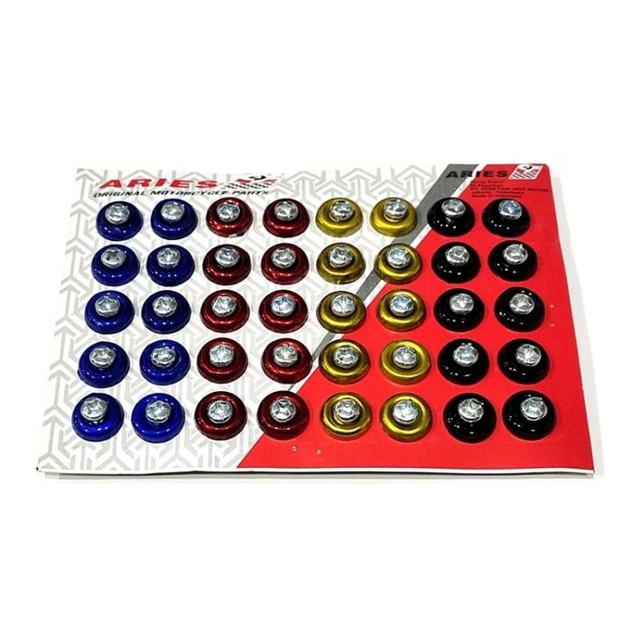 BAUT KEMBANG SENG WARNA-WARNI (ISI 40PCS)