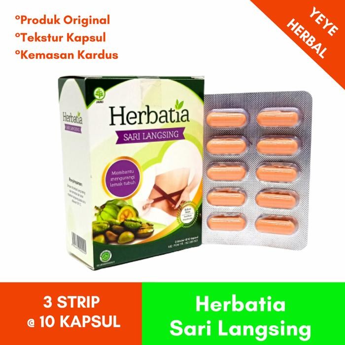 jsj7- Herbatia Sari Langsing Isi 30 Kapsul