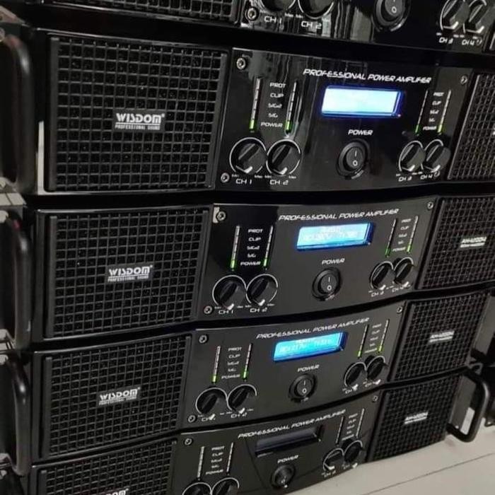 POWER WISDOM AH 12004 4 CHANNEL AMPLIFIER