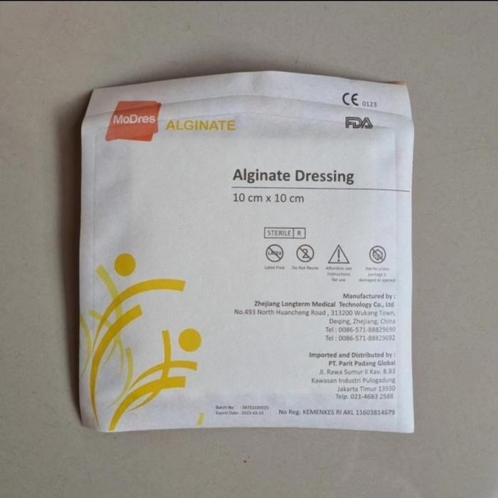 gktu- Modres Alginate Dressing 10 X 10 Cm - Pembalut Luka