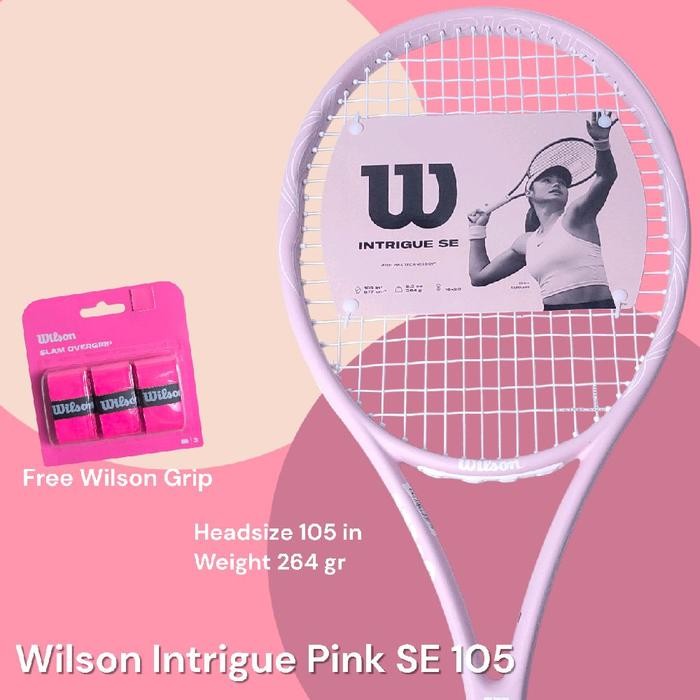 Raket Tenis Wilson Intrigue Pink 105