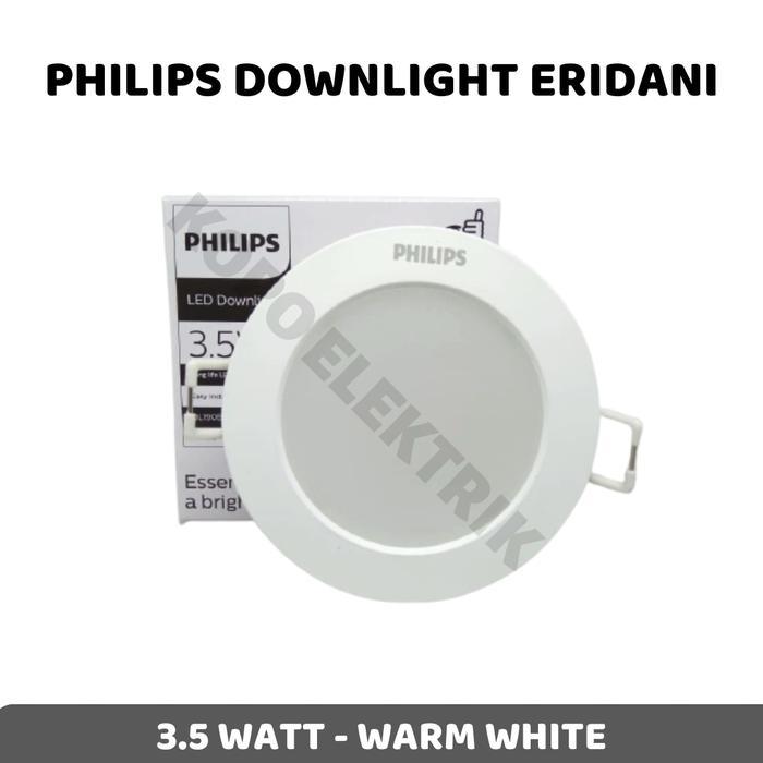 NEW Lampu Led Downlight Philips 3w 3 inch 3 watt