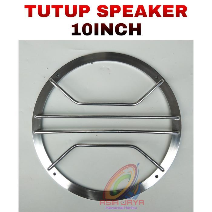 TUTUP SPEAKER RAM 10 INCH BESI STAINLESS