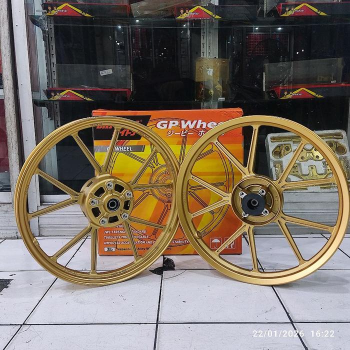 Velg Daytona GP Wheel MX King 1 Set  ( Depan Disc / Belakang Disc ) ( 160-17 / 160-17 ) Original 100