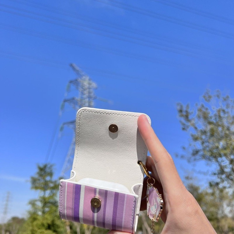 Game Honkai Impact 3 Elysia Peripheral AirPods Headphone Case with Badge Exquisite Earphone Storage