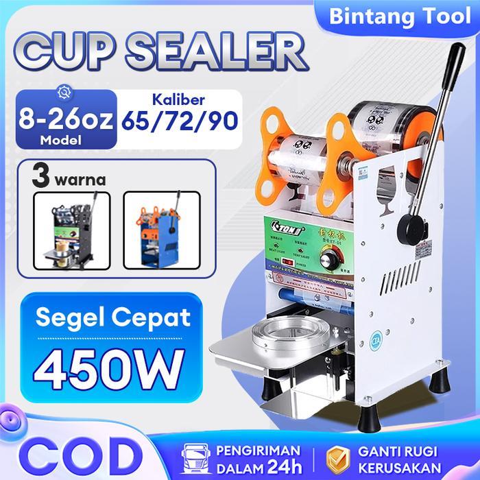 Best Seller Reaim Cup Sealer Semua Ukuran Cup 12 - 22 Oz Mesin Cup Sealer Machine Alat penutup