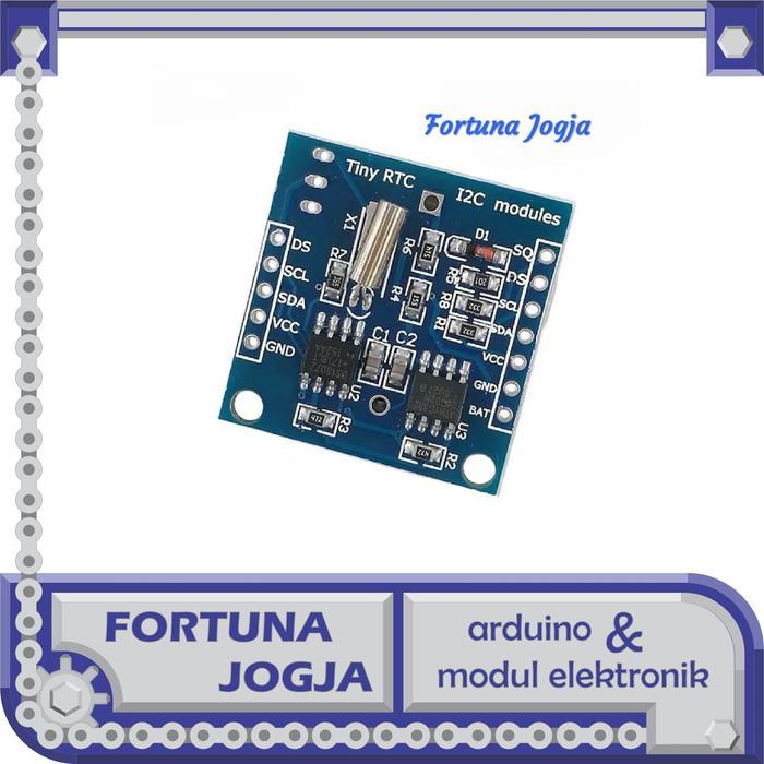 TINY RTC DS1307 I2C REAL TIME CLOCK + BATTERY MODULE 24C32 32K EEPROM