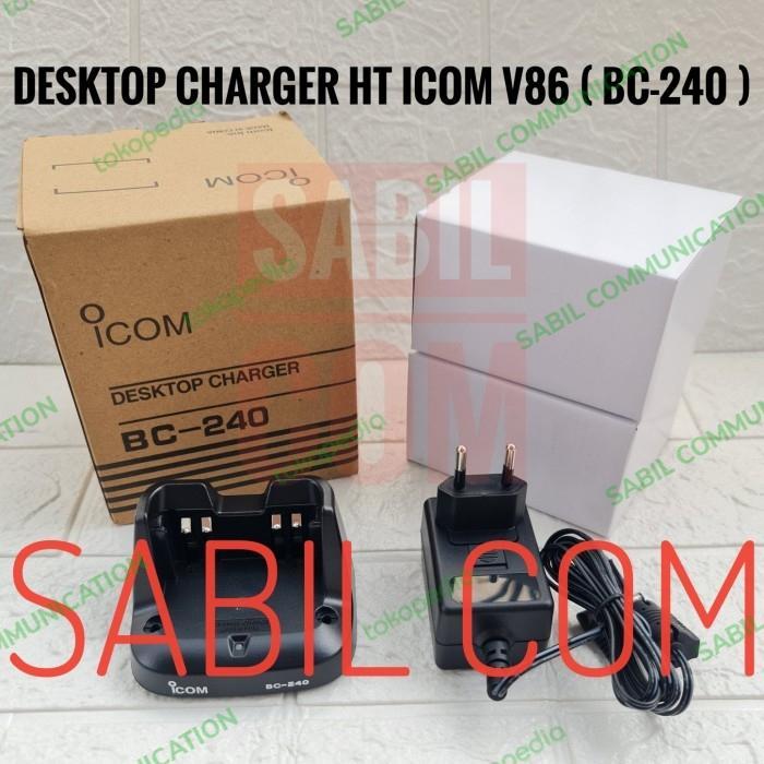 ICOM BC-240 CHARGER HT ICOM IC V86 DESKTOP CHARGER ICOM V86 BC240 V86