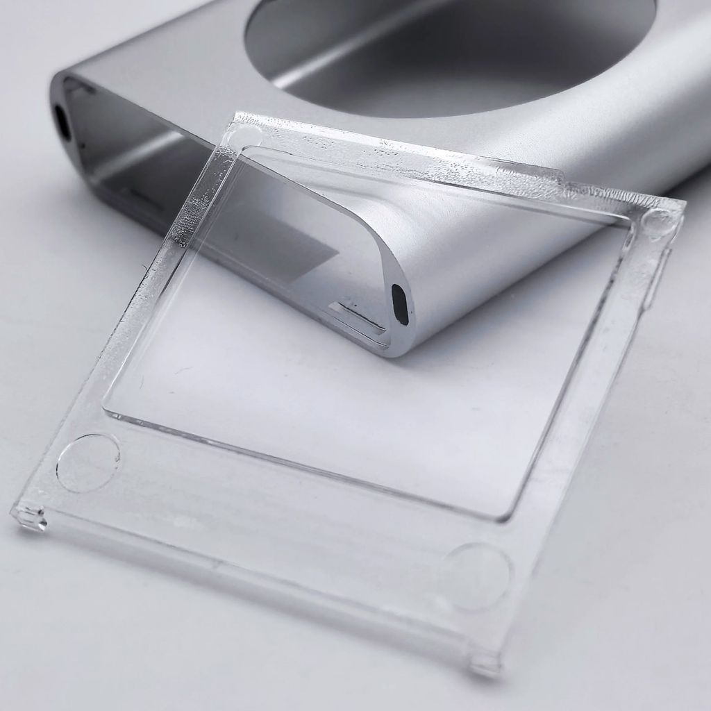 iPod Mini Blank Metal Housing Shell with Lens Window, Full Replacement Case Cover for 1st & 2nd Gen