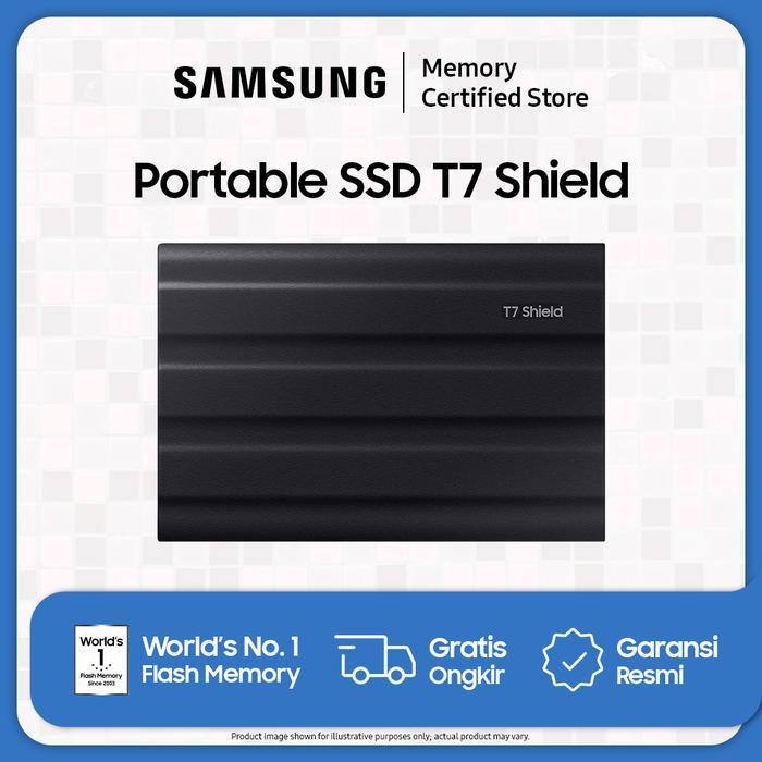 Samsung Portable SSD T7 Shield USB 3.2 Gen 2 - SSD Eksternal - 1TB / 2TB / 4TB