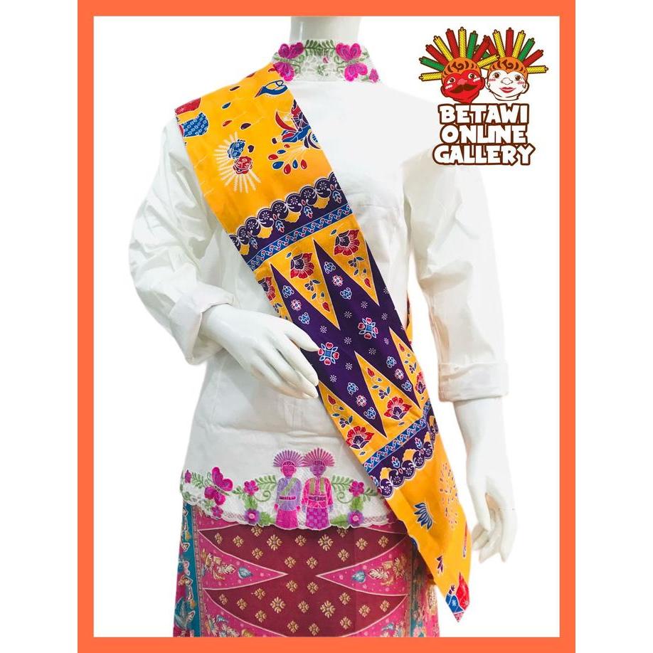 SELEMPANG BATIK BETAWI WANITA / SYAL BATIK WANITA / SELENDANG BATIK