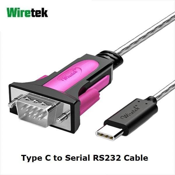 KABEL TYPE C TO SERIAL RS232 FTDI CHIPSET 1.5METER WIRETEK