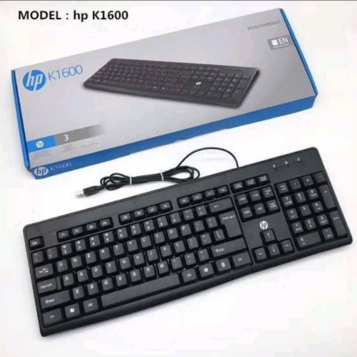 TERLARIS KEYBOARD WIRED HP K1600 USB / KEYBOARD KABEL USB HP K-1600