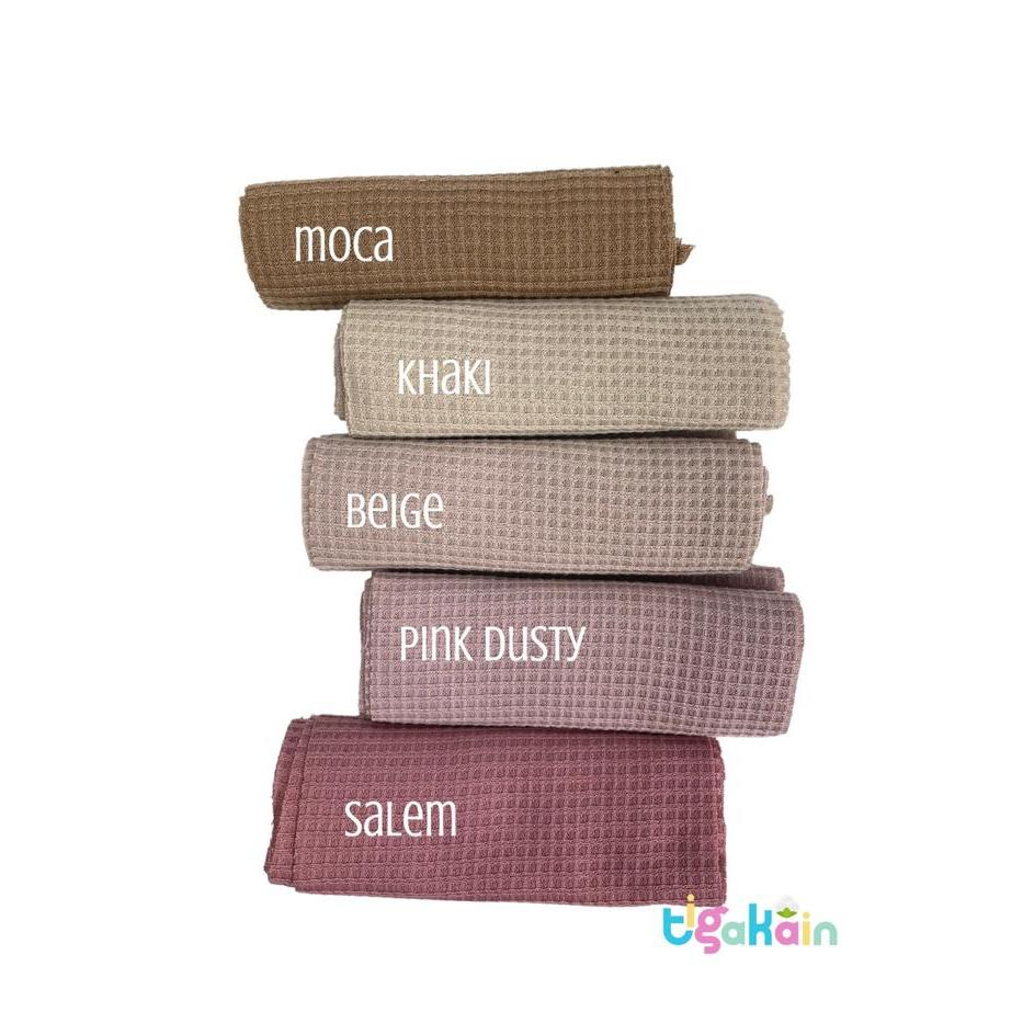 1 Kilogram Kain Waffle Knit Bahan Waffle Vniqlo