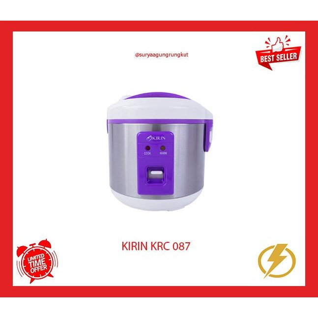 Magic Com Kirin 1 L Krc 087