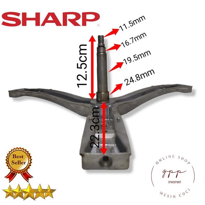 Spider Sharp ESFL1062B & ESFL862 ( Drat Luar)