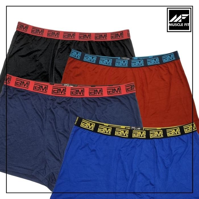 Flyman Elfsa - Muscle Fit Boxer Big Size Celana Dalam Pria