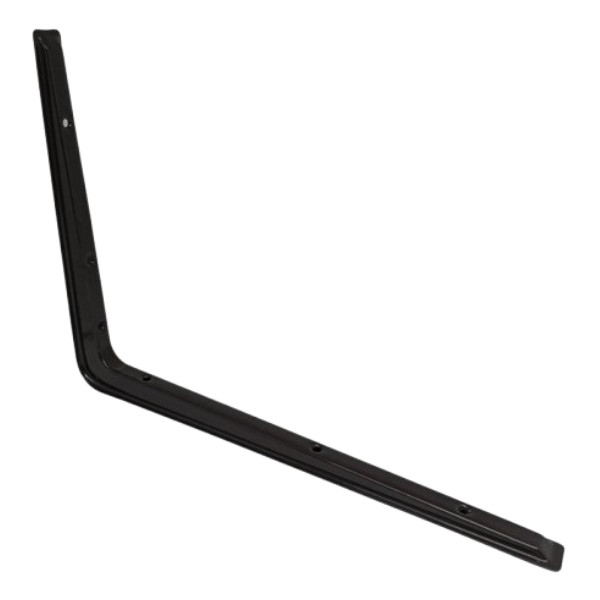 Siku Rak Dinding Besi Tebal HITAM SUPER Kuat 270 x 370 MM Per Pcs Siku Rak L Shelf Bracket 270mm x 3