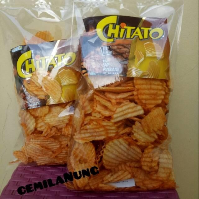 

TERLARIS SNACK KILOAN MURAH CHITATO KENTANG RASA SAPI PANGGANG 250