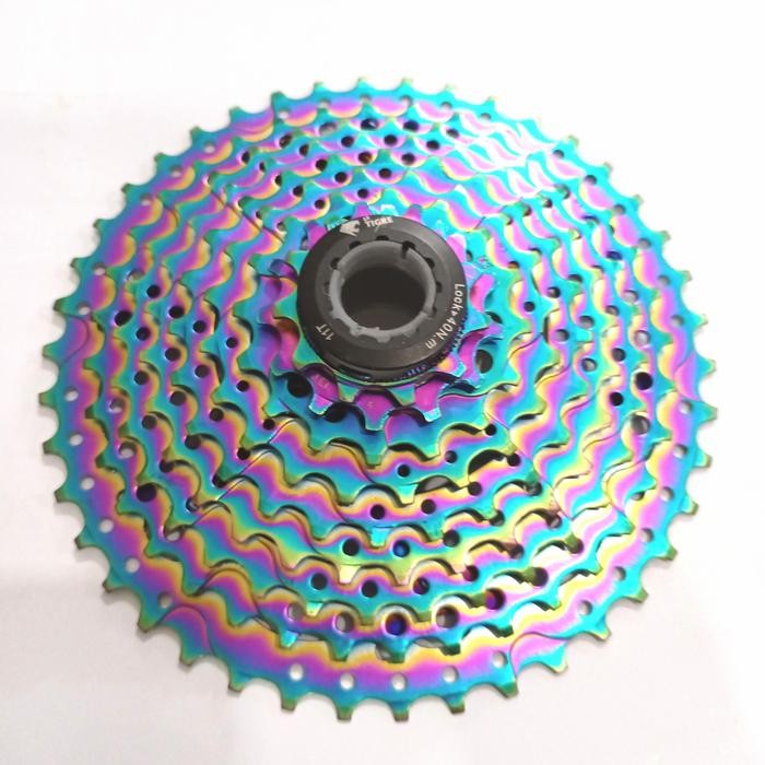 Cassette Sprocket 9 Speed La Tigre 11-42 T Warna