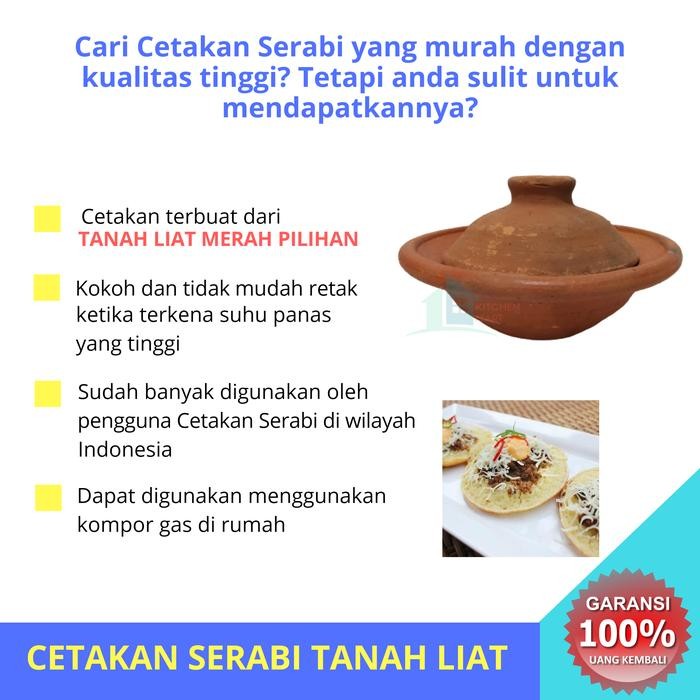 Cetakan Serabi Tanah Liat Cetakan Surabi Cetakan Kue Serabi Murah