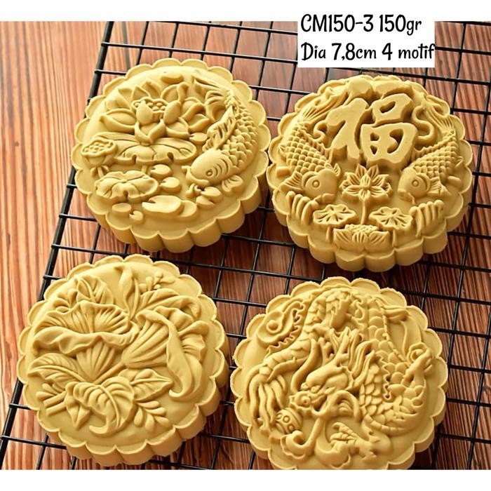 cetakan mooncake / mooncake mold / cetakan kue bulan 150gr