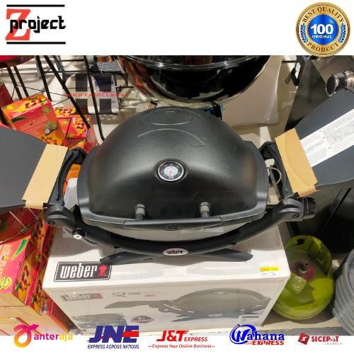 Bisa E-Faktur! Weber Pemanggang Gas Bbq Q1200 / Grill Alat Pemanggang Gas Bbq