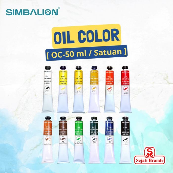 

Pilihan- Simbalion Oil Color Individual Color - 50 Ml Cat Minyak